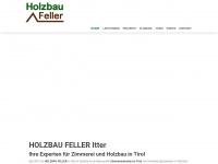 holzbau-feller.at Webseite Vorschau