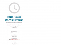hno-waltermann.de Webseite Vorschau