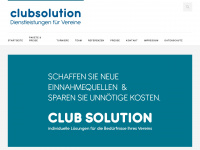 club-solution.de Webseite Vorschau