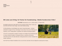 hundeschule-voeller.de Webseite Vorschau