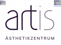 artis-aesthetics.ch Webseite Vorschau