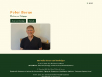 peter-berne.at Webseite Vorschau
