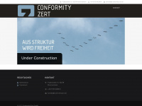 conformityzert.de Webseite Vorschau