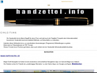 handzettel.info Webseite Vorschau
