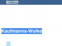 kaufmanns-wolke.de Webseite Vorschau