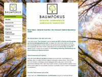 baumfokus.de Webseite Vorschau
