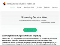 streamingservice-köln.de Webseite Vorschau