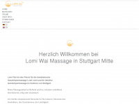 lomi-wai-massage.de Webseite Vorschau