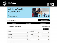 rrg-occasions.ch Webseite Vorschau
