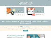 kunomail.de Webseite Vorschau
