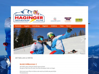 schischule-haginger.at Webseite Vorschau
