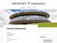 arch-edelbacher.at Webseite Vorschau