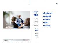 akademie-pp.at Webseite Vorschau