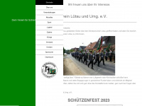 schuetzenverein-luetau.de Webseite Vorschau