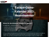 escape-kalender.de Webseite Vorschau