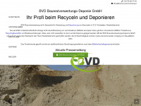 bvd-baurestverwertung.at Webseite Vorschau