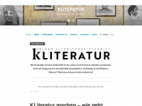 kliteratur.de Webseite Vorschau