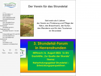 strundetal.com Webseite Vorschau