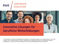 klett-corporate-education.de Webseite Vorschau