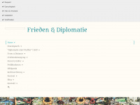 friedenunddiplomatie.de Webseite Vorschau