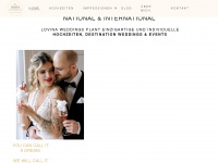 lovina-weddings.de Webseite Vorschau