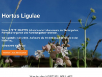 hortus-ligulae.de Webseite Vorschau