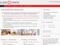 baureinigung-bern.ch Webseite Vorschau