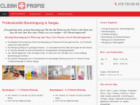 baureinigung-aargau.ch Webseite Vorschau