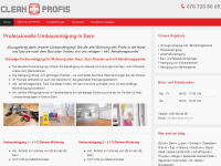 umbaureinigung-bern.ch Webseite Vorschau