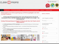 wohnungsreinigung-solothurn.ch Webseite Vorschau