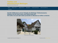 heimatmuseum-mettingen.de Webseite Vorschau