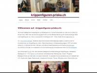krippenfiguren-priska.ch Webseite Vorschau