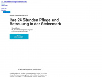 24stunden-pflege-steiermark.at Webseite Vorschau