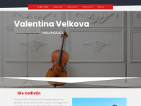 valja-cello.ch Webseite Vorschau