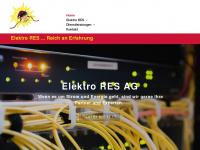 elektro-res.ch Webseite Vorschau