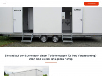 exklosivtoilettenwagen.de Webseite Vorschau