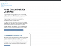 chemnitz-neue-gesundheit.de Webseite Vorschau