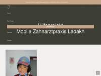 mobile-zahnarztpraxis-ladakh.de Webseite Vorschau