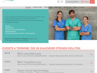 pflegecampus.at Webseite Vorschau
