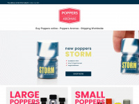 poppers-aromas.eu Webseite Vorschau