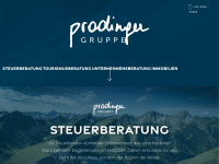 prodinger-gruppe.at Webseite Vorschau