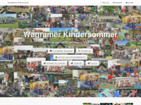wagramer-kindersommer.at Webseite Vorschau