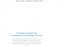 htf-industriesauger.ch Webseite Vorschau