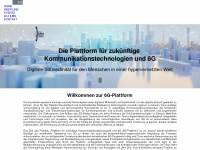 6g-plattform.de Webseite Vorschau