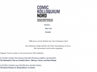 comickolloquium.wordpress.com Webseite Vorschau