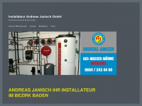 gas-wasser-waerme.at Webseite Vorschau