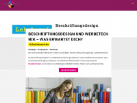 beschriftungsdesign-werbetechnik.at Webseite Vorschau