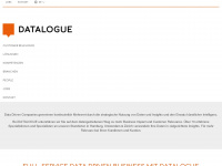 datalogue.ch Webseite Vorschau