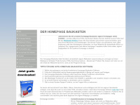 homepage-baukasten-software.de Webseite Vorschau