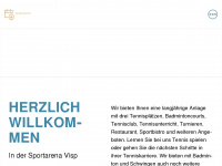 sportarena-visp.ch Webseite Vorschau